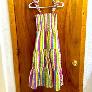 Multi-Colored Girls Sun Dress.